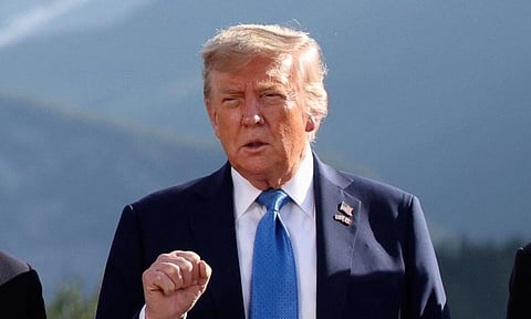 US President Donald Trump (AP)